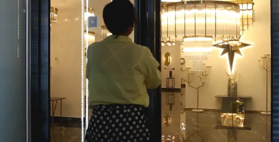 Classical Home Hotel Living Room Fishing Standing Light Bedroom Black Floor Lamp 