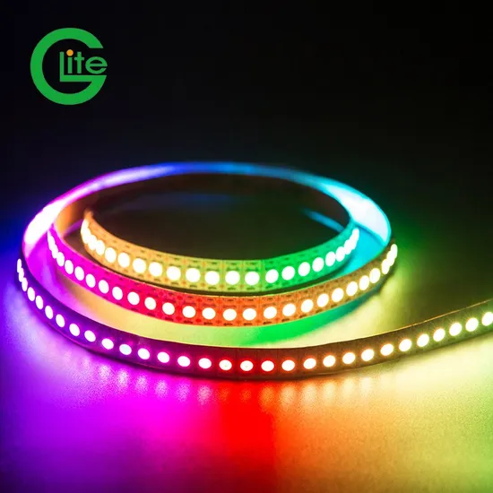 Glite 30 LEDs Addressable Strip RGB Magic Digital LED Pixel Strip Light 12V Ws2811 with Power Supplier and Controller 