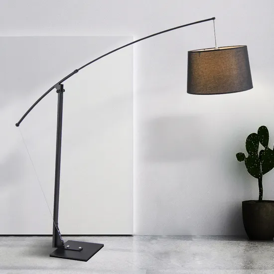 Nordic Designer Fishing Corner Standing Lamps Simple Hotel Office Home Archer Floor Lamp (WH