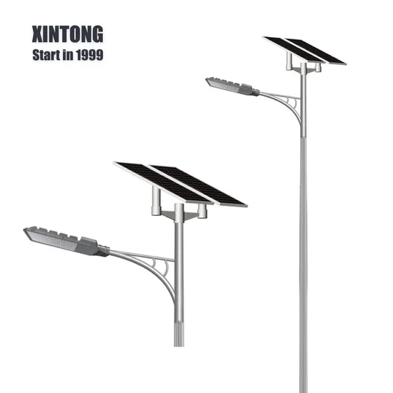 IP65 60W 80W Install Waterproof Outdoor LED All in One Two Integrated Solar Panel Power Street Road Garden Lamp 