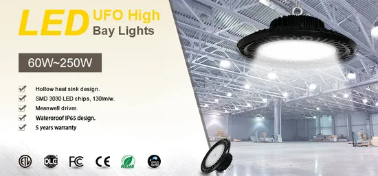 Romanso 100W 150W 200W 240W UFO LED High Bay Light LED Lighting 