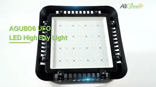 Modern Highbay Lamp Fixture LED Factory Warehouse Canopy Industrial Lighting 