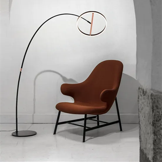 Postmodern Minimalist Fishing Living Room Floor Lamp (WH