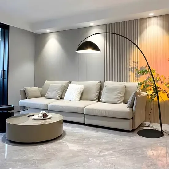 Minimalist Personality Designer Sofa Vertical Bedroom Long Arm LED Lamp Nordic Fishing Floor Lamp 