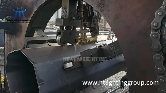 6m 8m 10m 12m Street Light Pole China Wholesale Factory White Lighting Pole Steel Post 